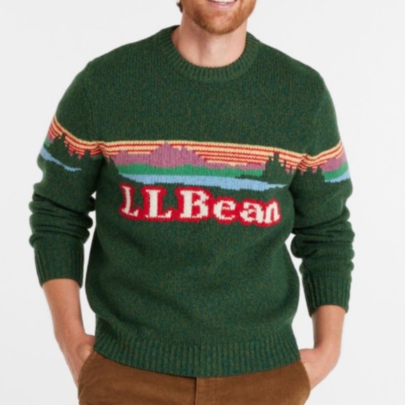 L.L Bean wool crewneck (men size S) - Picture 2 of 3
